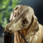 Vintage Gold Dachshund Table Light - Image 7