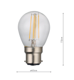 LED Golf Ball Light Bulb B22 4W 400LM - Image 5