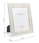 Laura Ashley Harrison Photo Frame Linen 8x10 Inch - Image 6
