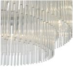 Alpheios 12lt Chandelier Polished Chrome Glass - Image 3