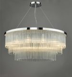 Alpheios 12lt Chandelier Polished Chrome Glass - Image 4