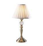 Beau Touch Table Lamp Antique Brass With Shade