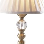 Beau Touch Table Lamp Antique Brass With Shade - Image 4
