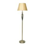 Bybliss Floor Lamp Antique Brass With Shade