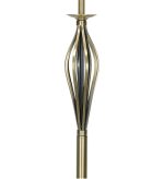 Bybliss Floor Lamp Antique Brass With Shade - Image 4