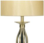 Bybliss Table Lamp Antique Brass With Shade - Image 4
