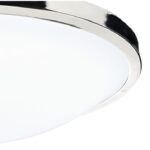 Dover Bathroom Flush Polished Chrome White Acrylic - Image 4