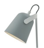 Effie Table Lamp Soft Matt Grey & White - Image 3