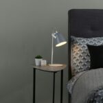 Effie Table Lamp Soft Matt Grey & White - Image 5