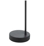 Eissa 1lt Touch Table Lamp Matt Black Smoked Glass - Image 4