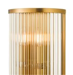Eleanor 4lt Wall Light Natural Brass Glass - Image 5