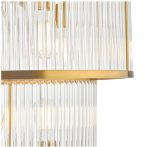 Eleanor 15lt Chandelier Natural Brass Glass - Image 5