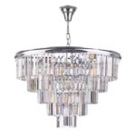 Eulalia 12lt Chandelier Polished Chrome Crystal