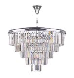 Eulalia 12lt Chandelier Polished Chrome Crystal