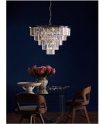 Eulalia 12lt Chandelier Polished Chrome Crystal - Image 7