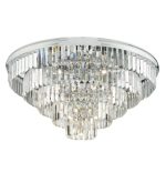 Eulalia 12lt Flush Polished Chrome Crystal