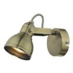 Fothergill Single Wall Spotlight Antique Brass