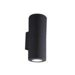 Franca 90 2lt Up Down Wall Light Black