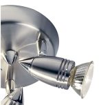 Gemini 3lt Plate Spotlight Satin Chrome - Image 3