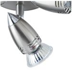 Gemini 3lt Plate Spotlight Satin Chrome - Image 5