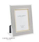 Laura Ashley Harrison Photo Frame Pale Charcoal Linen 5x7 Inch