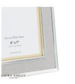 Laura Ashley Harrison Photo Frame Pale Charcoal Linen 5x7 Inch - Image 3