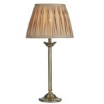 Hatton Table Lamp Antique Brass With Shade