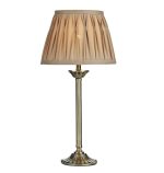 Hatton Table Lamp Antique Brass With Shade