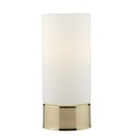 Jot Touch Table Lamp Gold Opal Glass