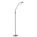 Journal Task Floor Light Satin Chrome