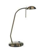 Journal Task Table Lamp Antique Brass