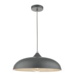 Kaelan 1lt Single Pendant Graphite