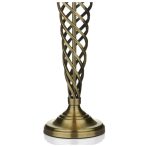 Siam Table Lamp Antique Brass With Shade - Image 3