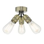 Yao 3lt Flush Antique Brass