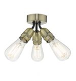 Yao 3lt Flush Antique Brass