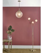 Avari 3lt Floor Lamp Satin Brass Glass - Image 4