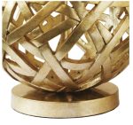 Balthazar Table Lamp Antique Gold With Shade - Image 5
