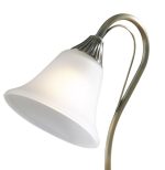 Boston Table Lamp Antique Brass Opaque Glass - Image 4