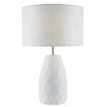 Ciara Table Lamp White With Shade