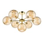 Cohen 7lt Semi Flush Polished Gold Champagne Glass