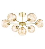 Cohen 7lt Semi Flush Polished Gold Champagne Glass