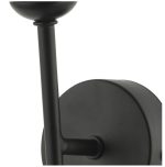 Cohen 1lt Wall Light Matt Black With Smoked Glass - Image 5