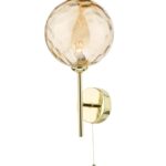 Cohen Wall Light Polished Gold Champagne Glass