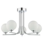 Cradle 5lt Semi Flush Polished Chrome Opal Glass - Image 3