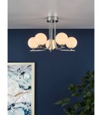 Cradle 5lt Semi Flush Polished Chrome Opal Glass - Image 5