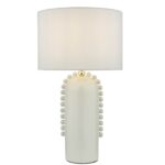Dolce Table Lamp White Ceramic With Shade