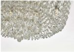 Eitan 9lt Beaded Flush Clear & Polished Chrome - Image 3