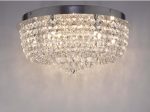 Eitan 9lt Beaded Flush Clear & Polished Chrome - Image 4
