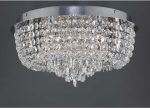 Eitan 9lt Beaded Flush Clear & Polished Chrome - Image 5