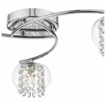 Elma 3lt Semi Flush Polished Chrome Glass - Image 4